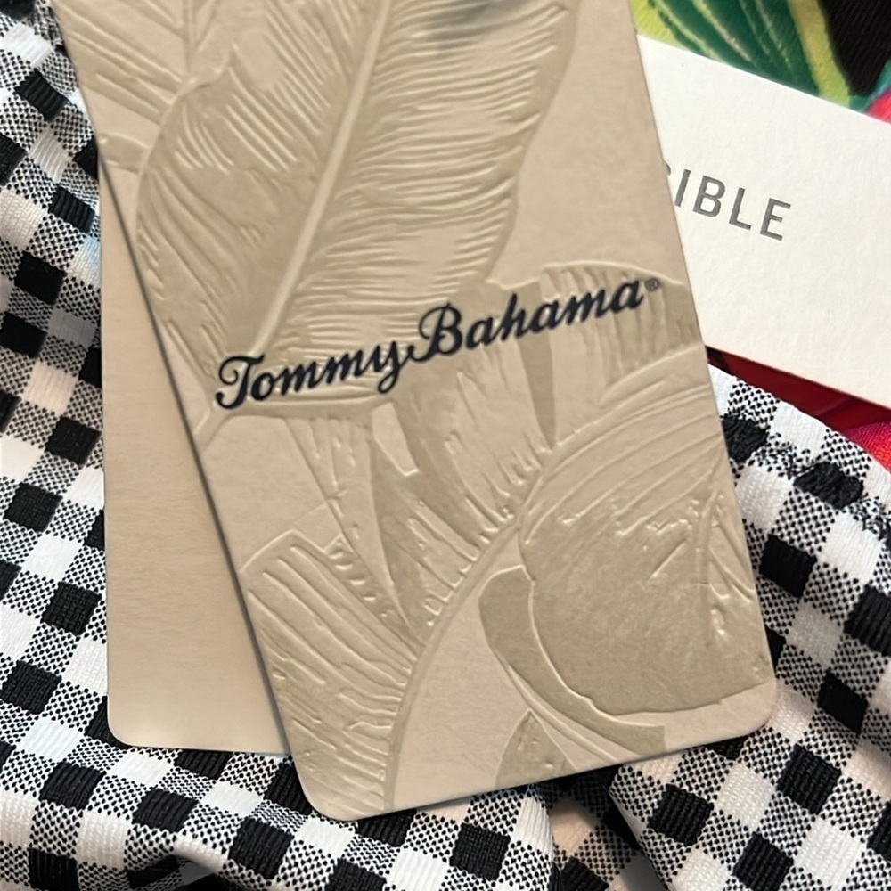 Tommy Bahama bikini bottom reversible women’s size XL, floral multi color - Picture 9 of 11